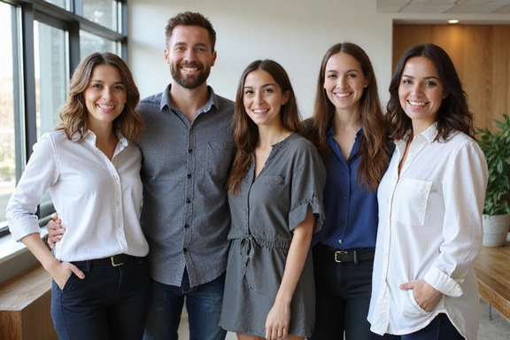 Il team di NutriVita Italia sorridente e professionale